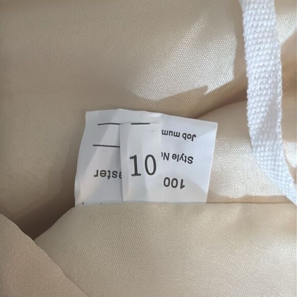 Women’s One Shoulder Chiffon Bridesmaid Formal Dress CorsetBack LegSlit Size 10 - Picture 9 of 12